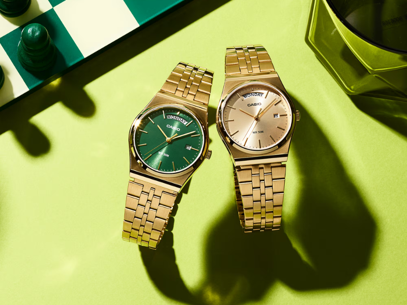 New Casio MTP-B146G retro metal watches launching in the UK