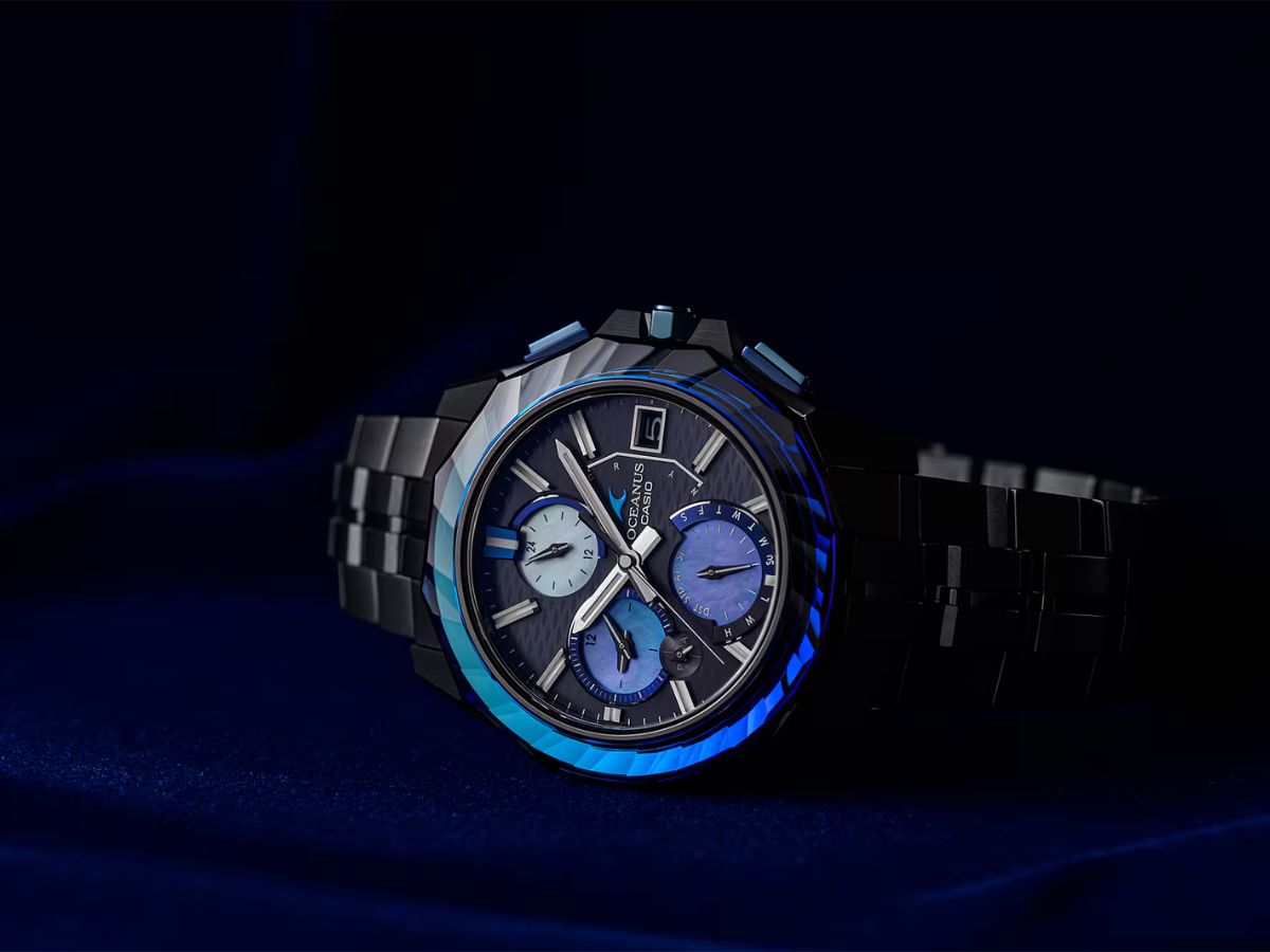 Casio launches new slim Oceanus watch with sapphire bezel