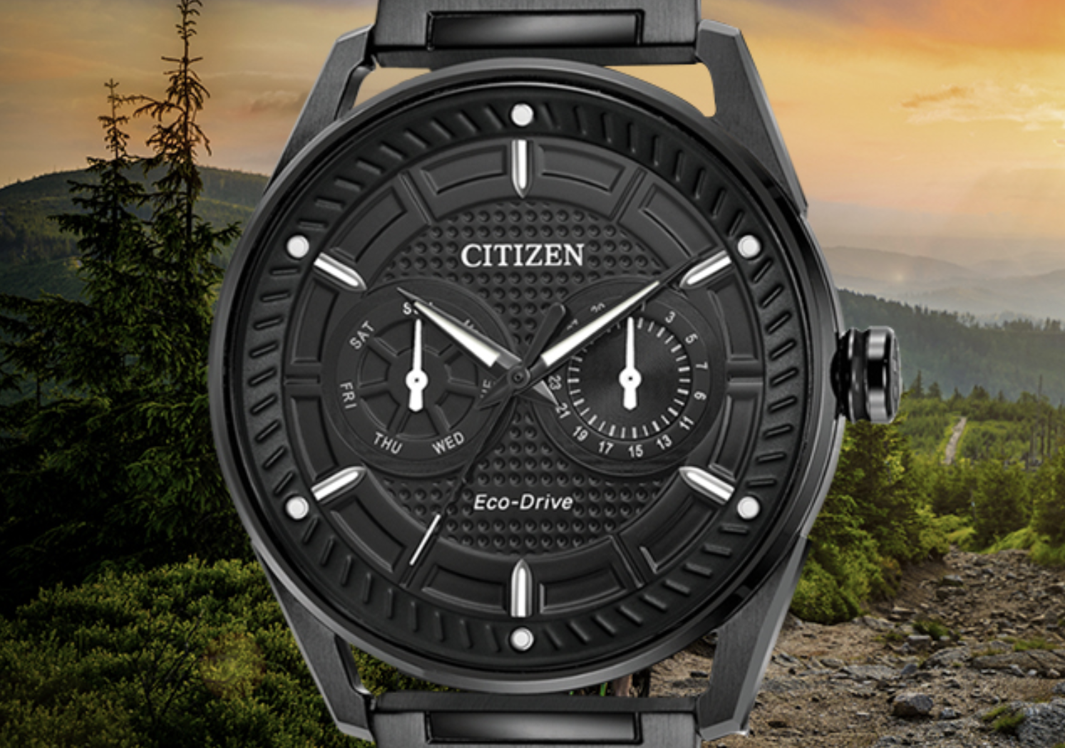 Citizen's black stainless-steel Eco-Drive ‎chronograph drops to all-time low on Amazon, 52% off