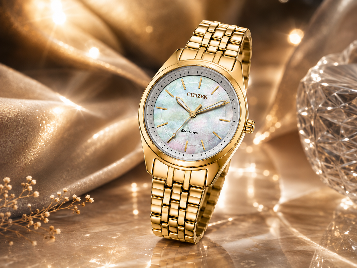 Citizen launches new Eco-Drive watch with mother-of-pearl dial