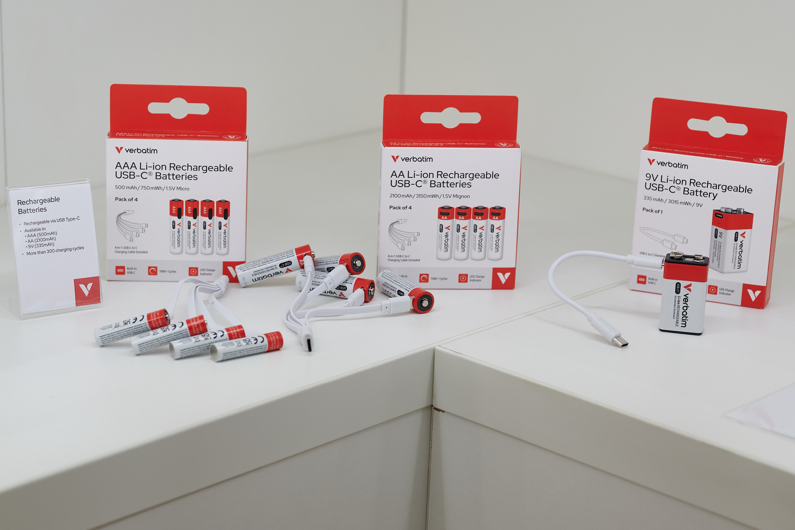 New AA and AAA lithium-ion batteries with USB-C unveiled