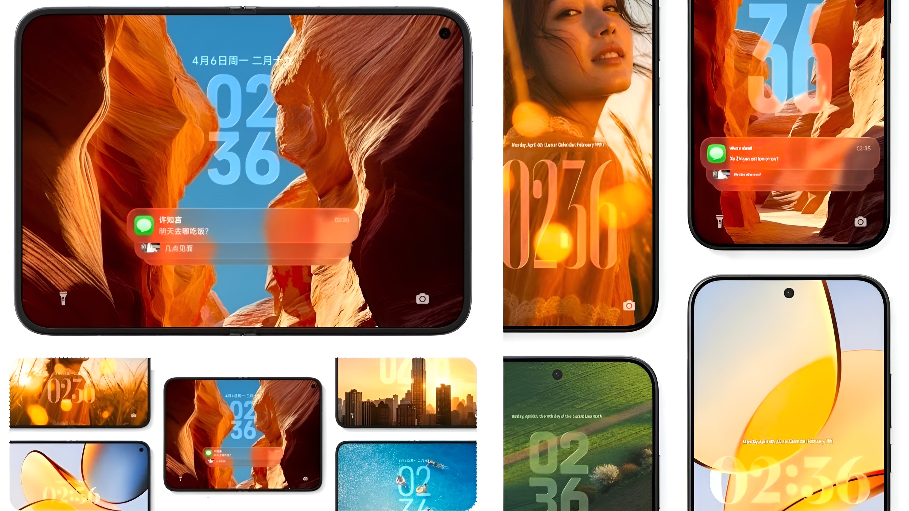 Leaked Xiaomi Mix Fold 5 and HyperOS 4 promo images offer a sneak peek at the upcoming Xiaomi 18 OS design and features