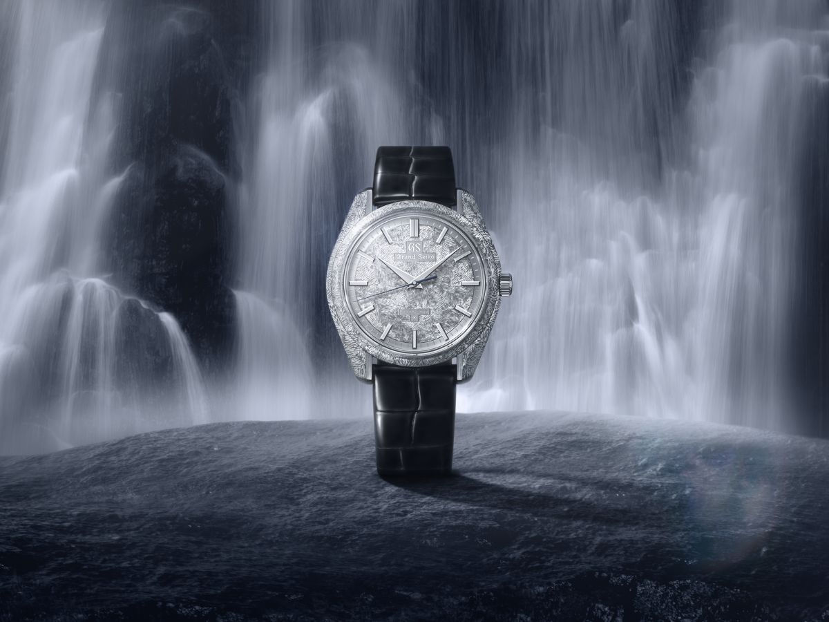 Limited edition Grand Seiko watch with patterned platinum case on the way