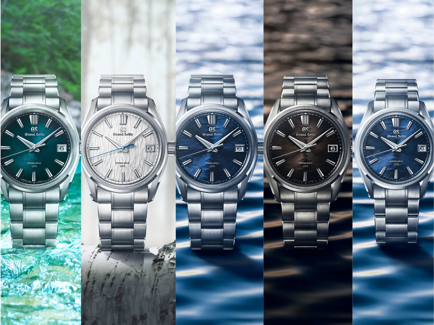 New Grand Seiko Spring Drive watches launch with striking nature-inspired dials