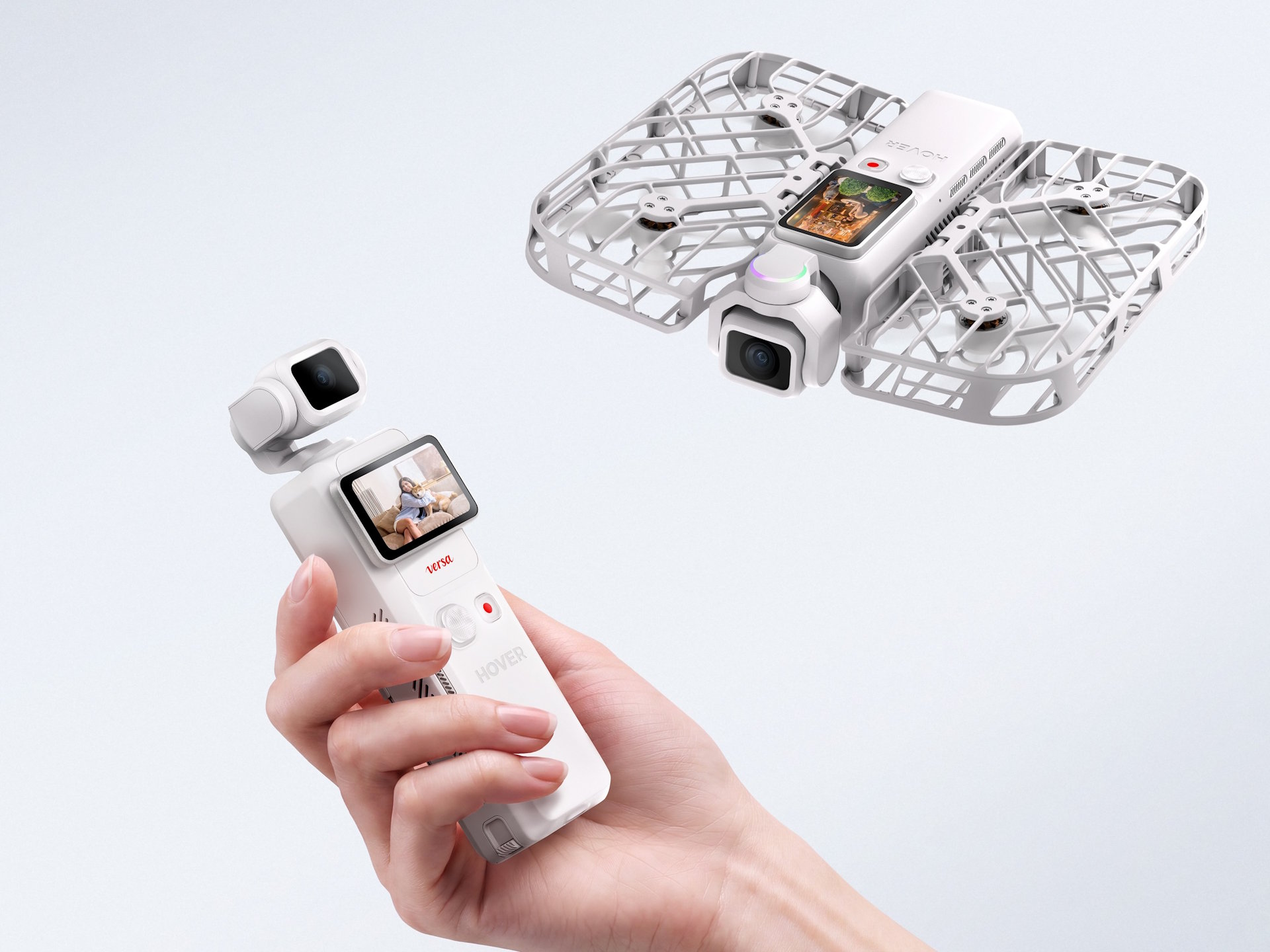 Hoverair Versa launches on Indiegogo: Self-flying gimbal camera with AI auto tracking, 10-bit H-LOG, and up to 17.5 stops dynamic range