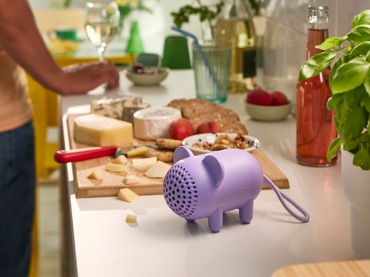 IKEA releases new portable Bluetooth speaker with playful design The IKEA Grejsimojs Portable Bluetooth speaker has been released in Europe. This battery-powered product has a purple mouse-shaped design, including ears and a tail. While it offers…