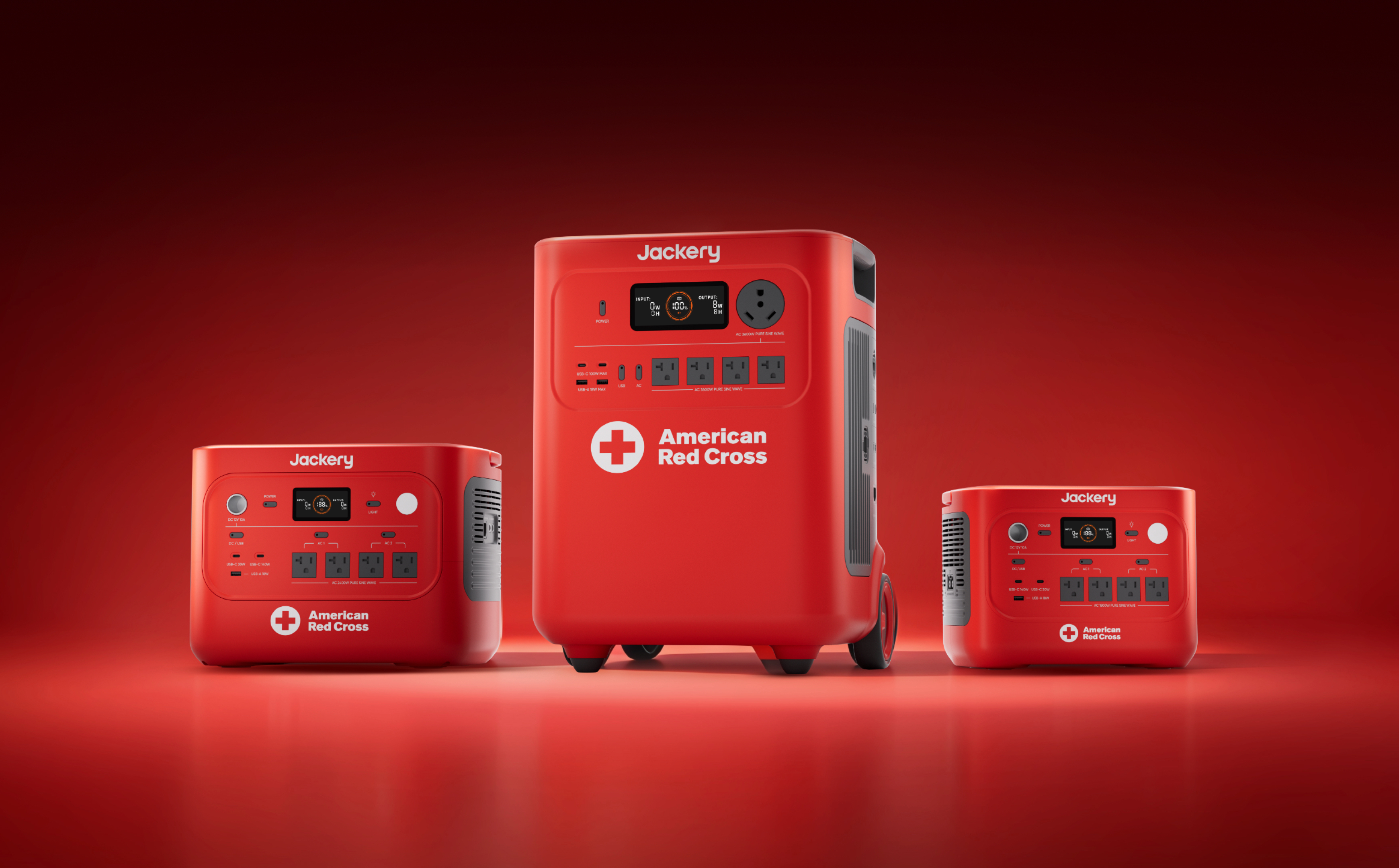 Jackery launches three new power stations in collaboration with American Red Cross