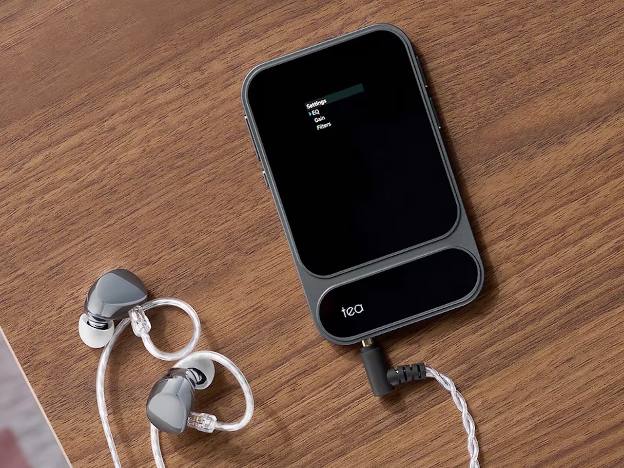 Khadas Tea Pro Portable DAC & Amp – Ultra-Thin Magnetic Hi-Fi Audio Adapter With 0.95" Display For IPhone & Android