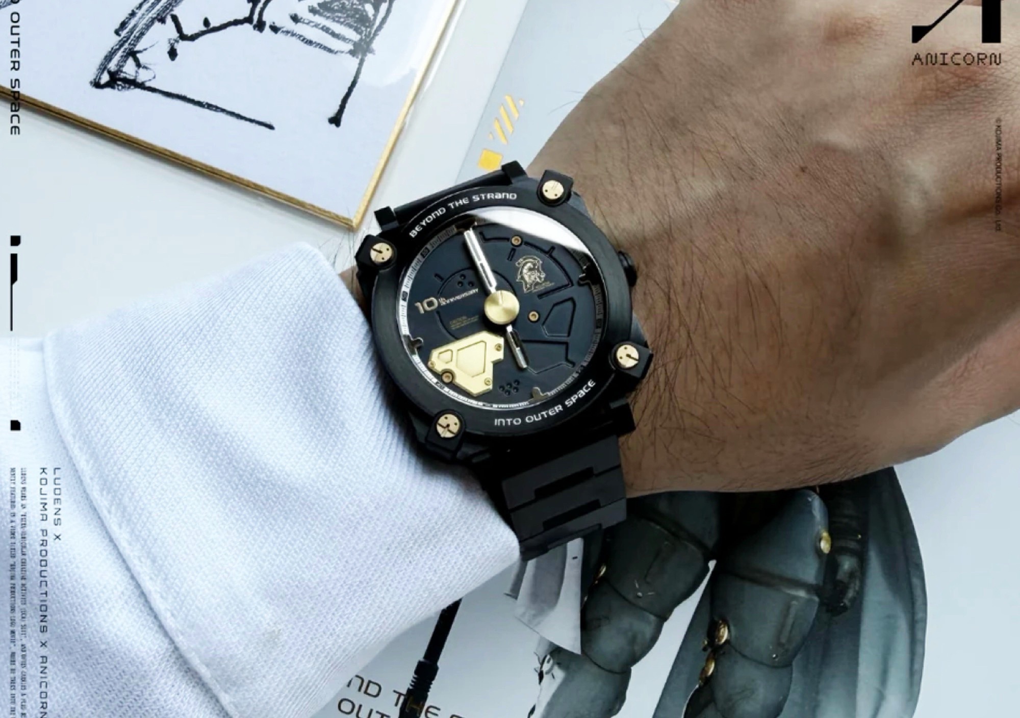 Limited-edition sci-fi watch celebrates Kojima Productions’ 10th anniversary