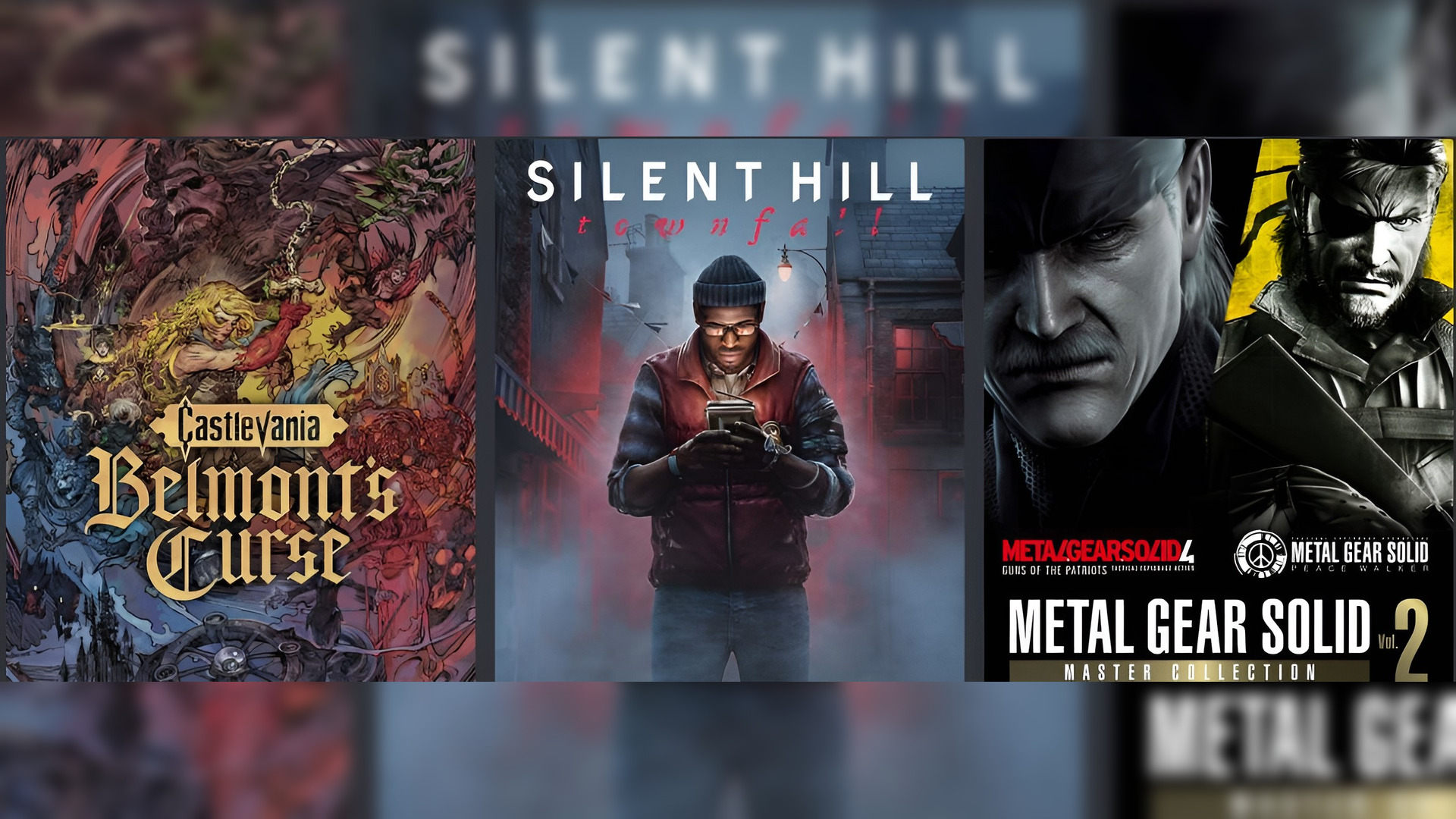 Konami president declares reboots of Castlevania, Metal Gear, and Silent Hill dames a priority for the future