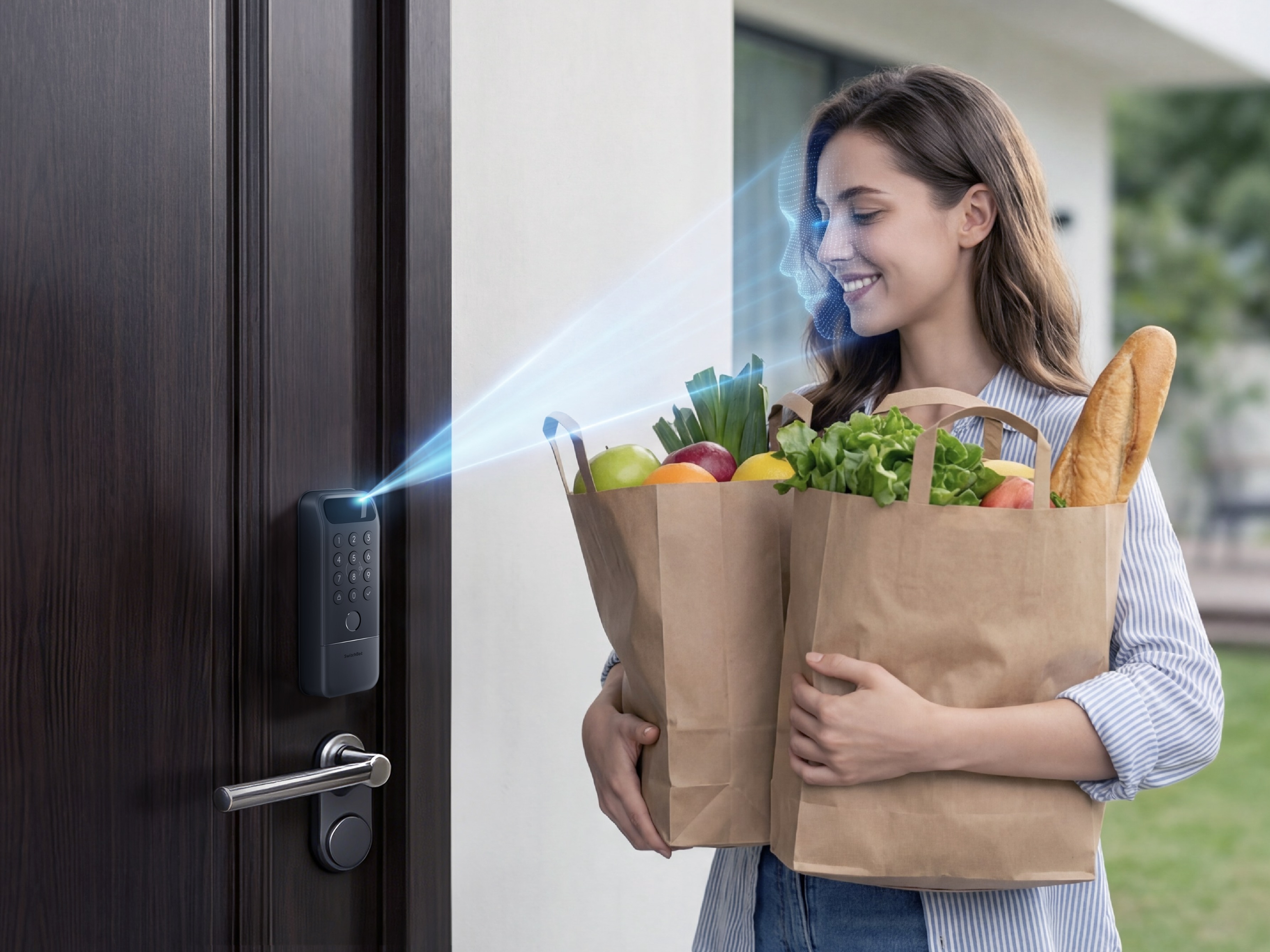 SwitchBot unveils world’s first smart door lock with 3D facial recognition