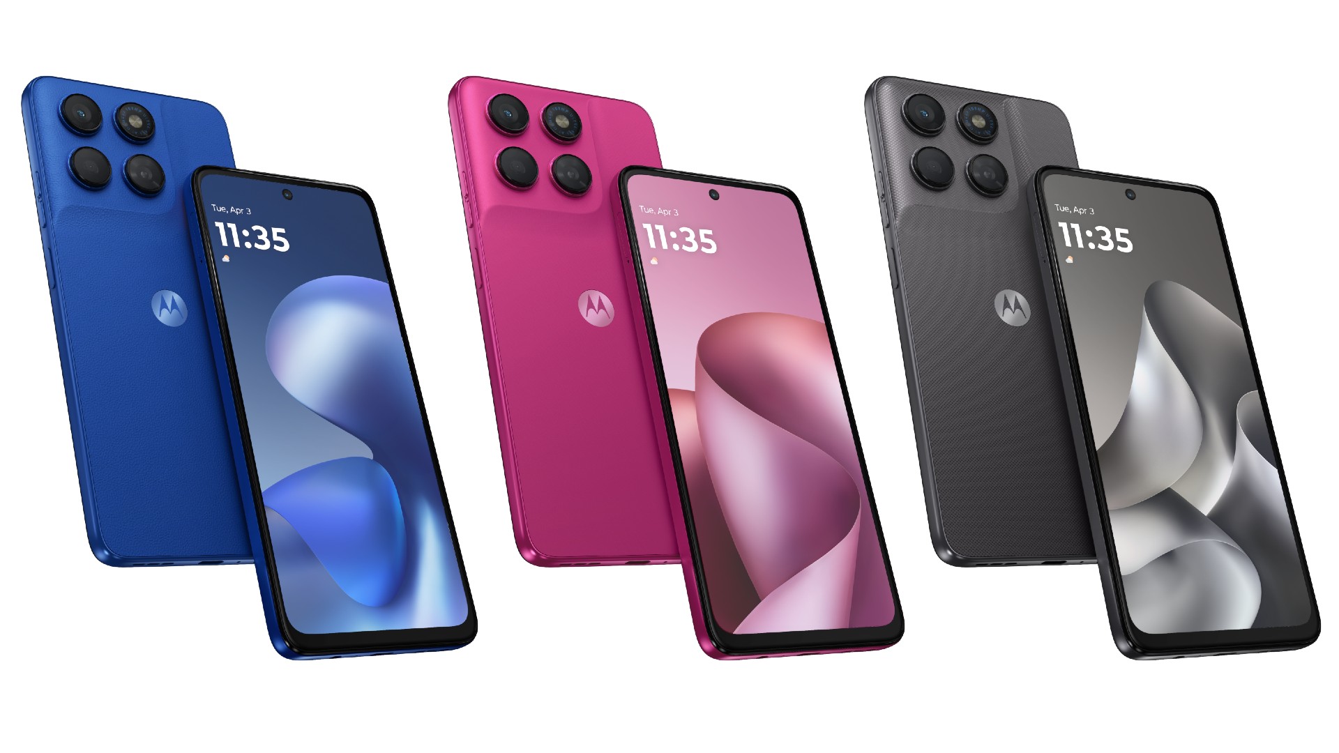 Motorola Moto G47 color options in Pantone shades