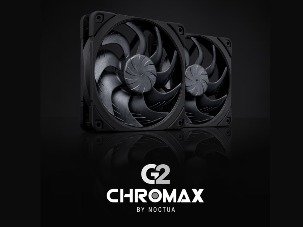 Noctua finally releases the all-black NF-A12X25 G2 Chromax.Black fan for $35