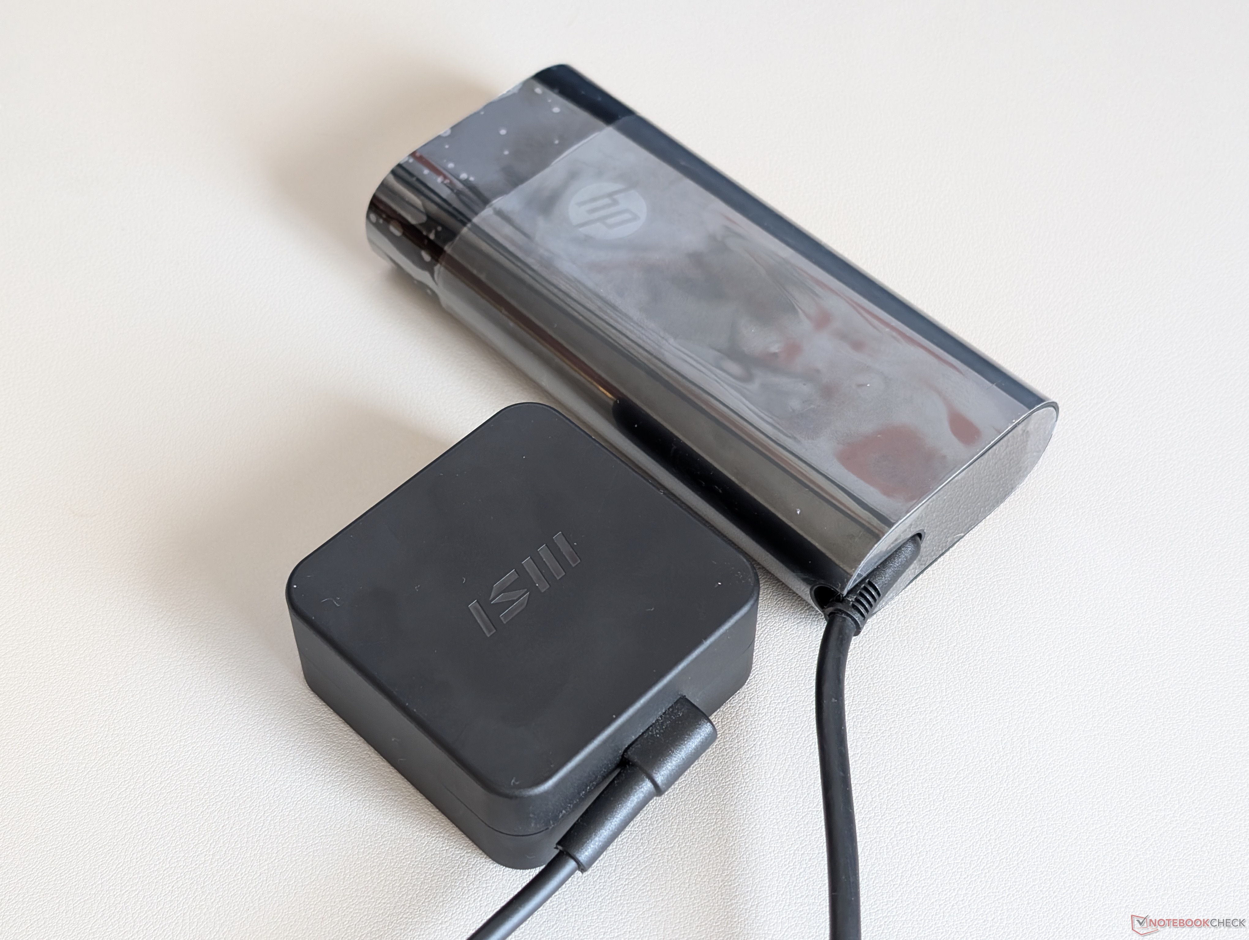 65 W AC adapter for the MSI Prestige 16 AI+ can bottleneck charging rate