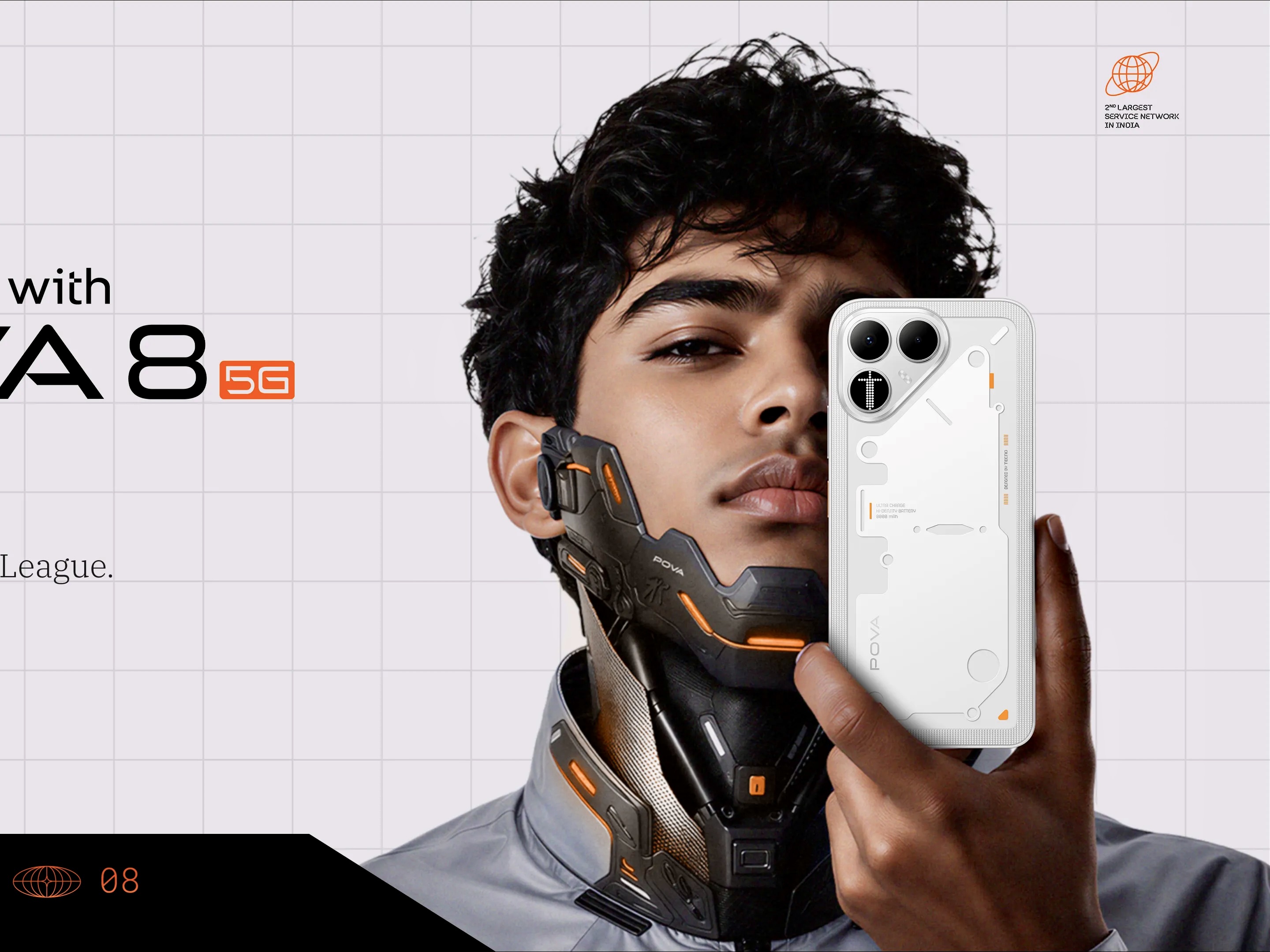 Tecno launches new mid-range smartphone with dot matrix display and 8,000 mAh battery