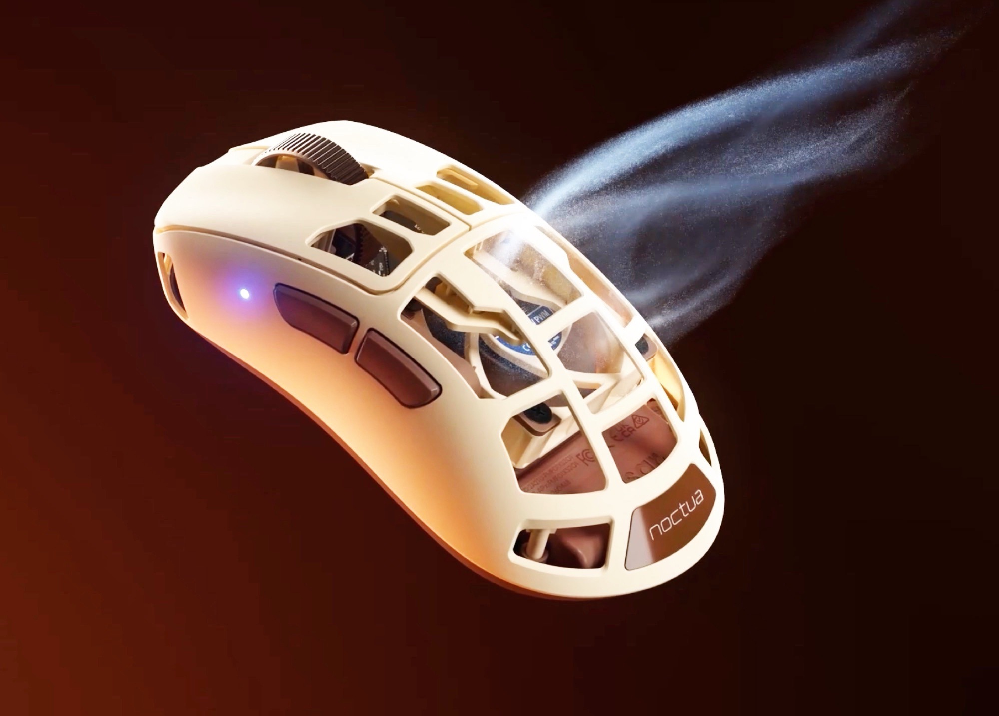 Pulsar gaming mouse combats sweaty hands with Noctua fan