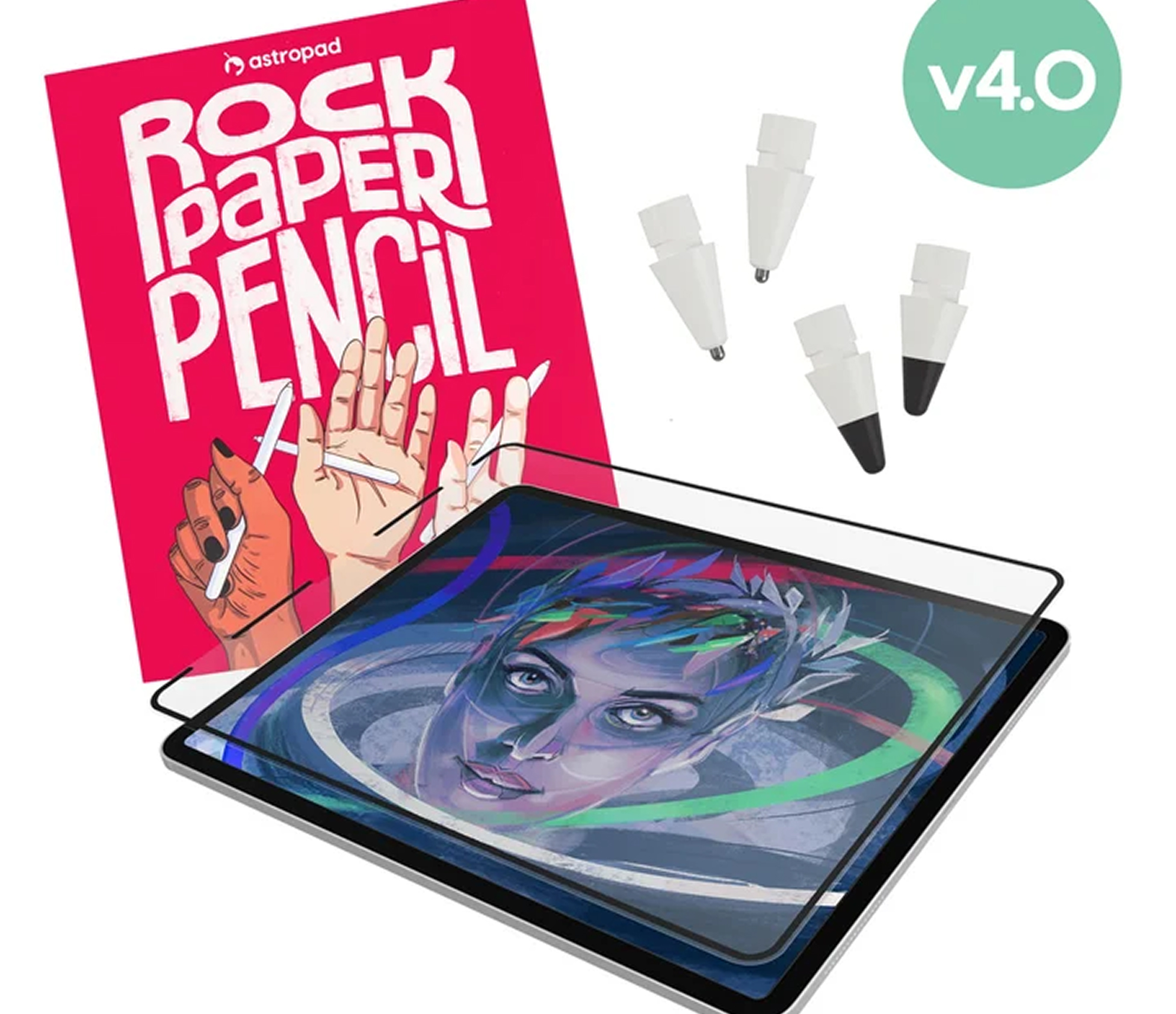 Astropad launches Rock Paper Pencil 4.0 with an Apple Pencil tip that mimics a 2B pencil