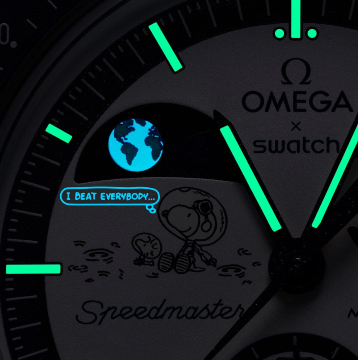 時計 OMEGA Moonswatch MISSION TO EARTHPHASE Bioceramic MoonSwatch Collection: MISSION TO EARTHPHASE