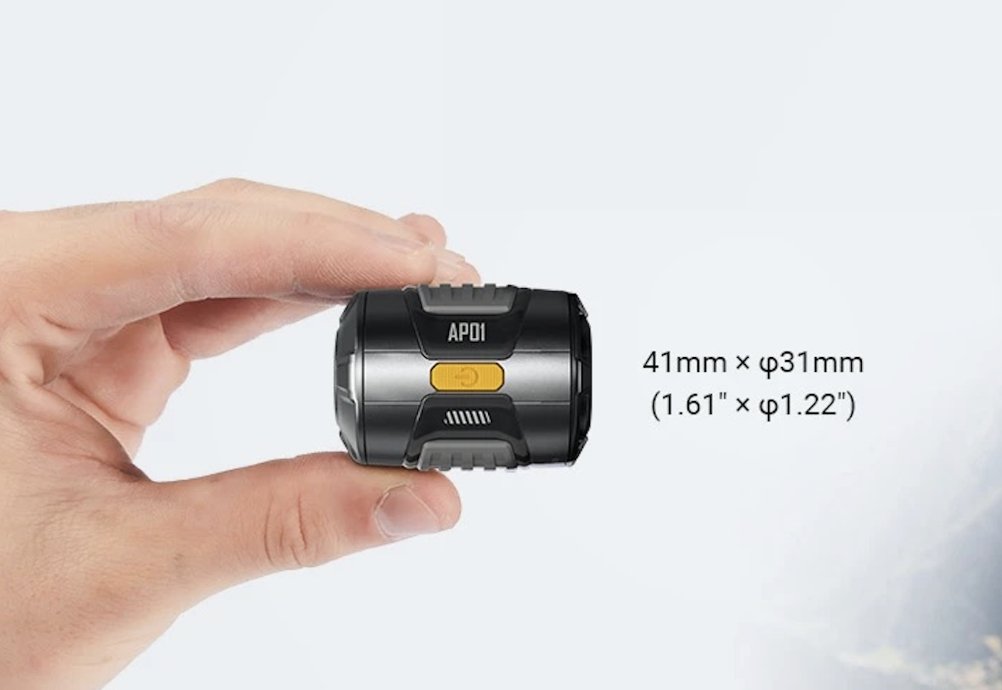 Nitecore AP01: 22 g USB-C air pump with 2.8 kPa pressure