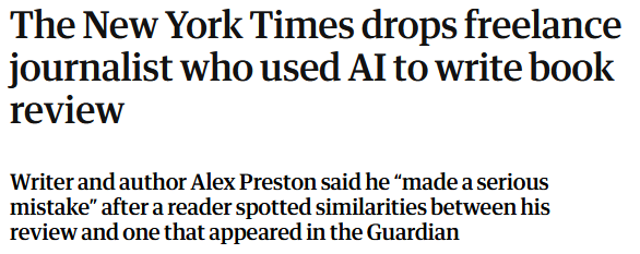 A screenshot of a news clipping from The Guardian.