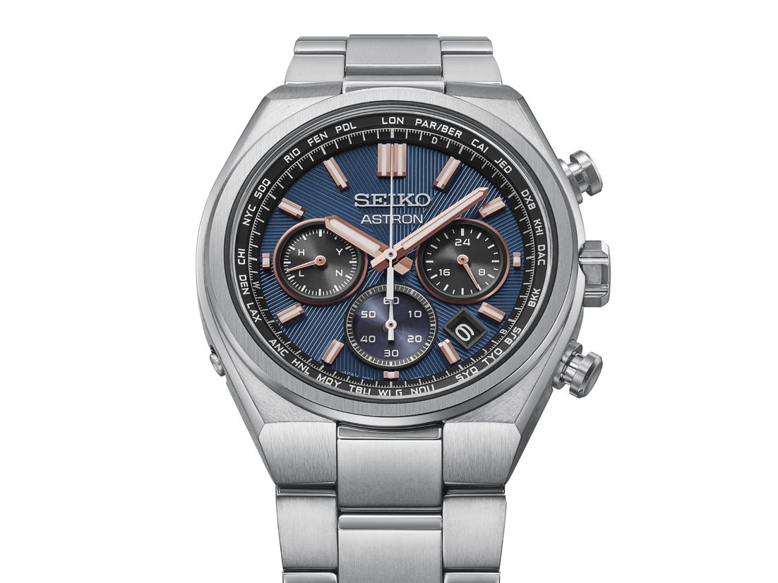 Seiko launches four new Astron Nexter watches with solar power and automatic GPS time sync