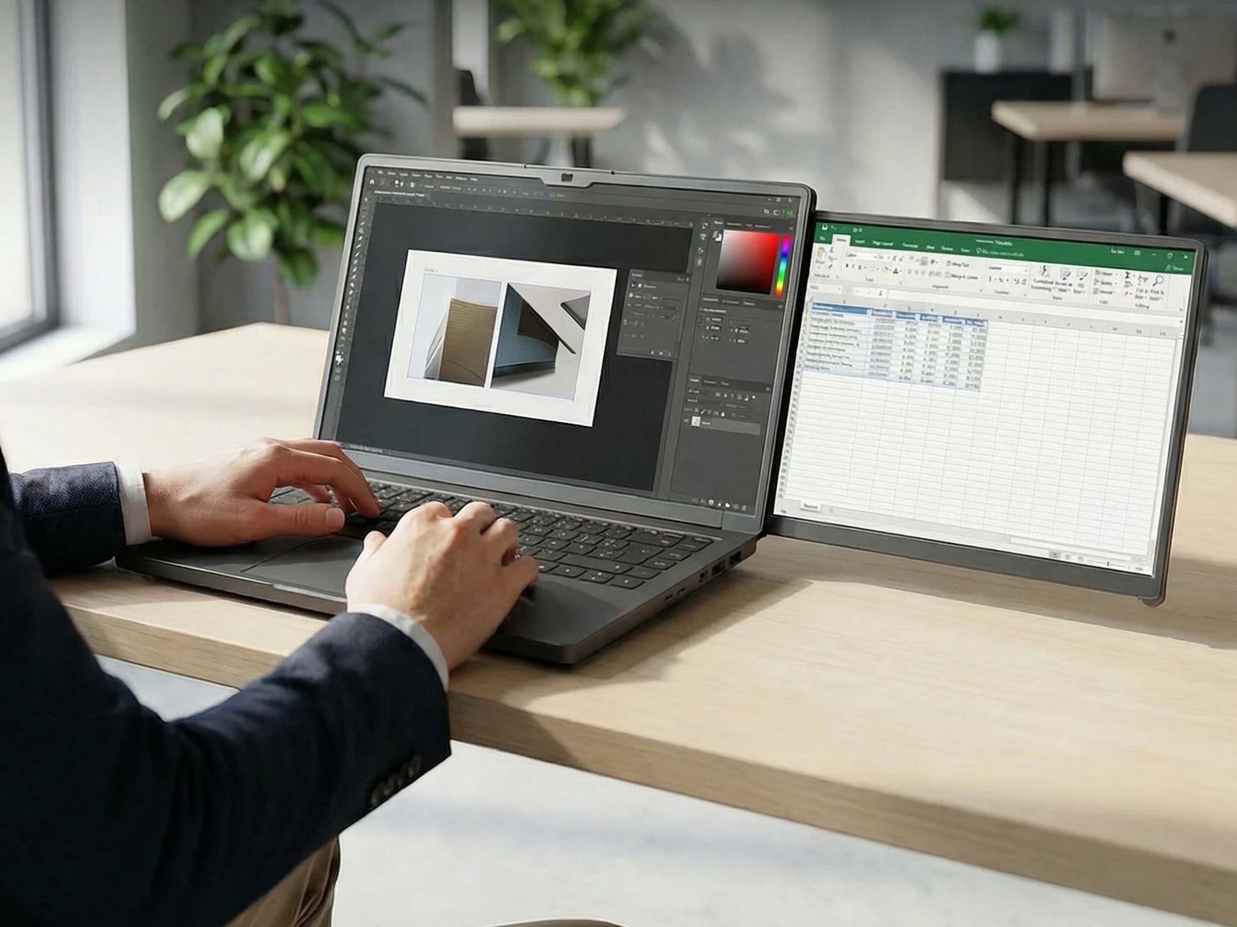 Exciting secondary display for MacBook Pro and Air features slide-out mechanism