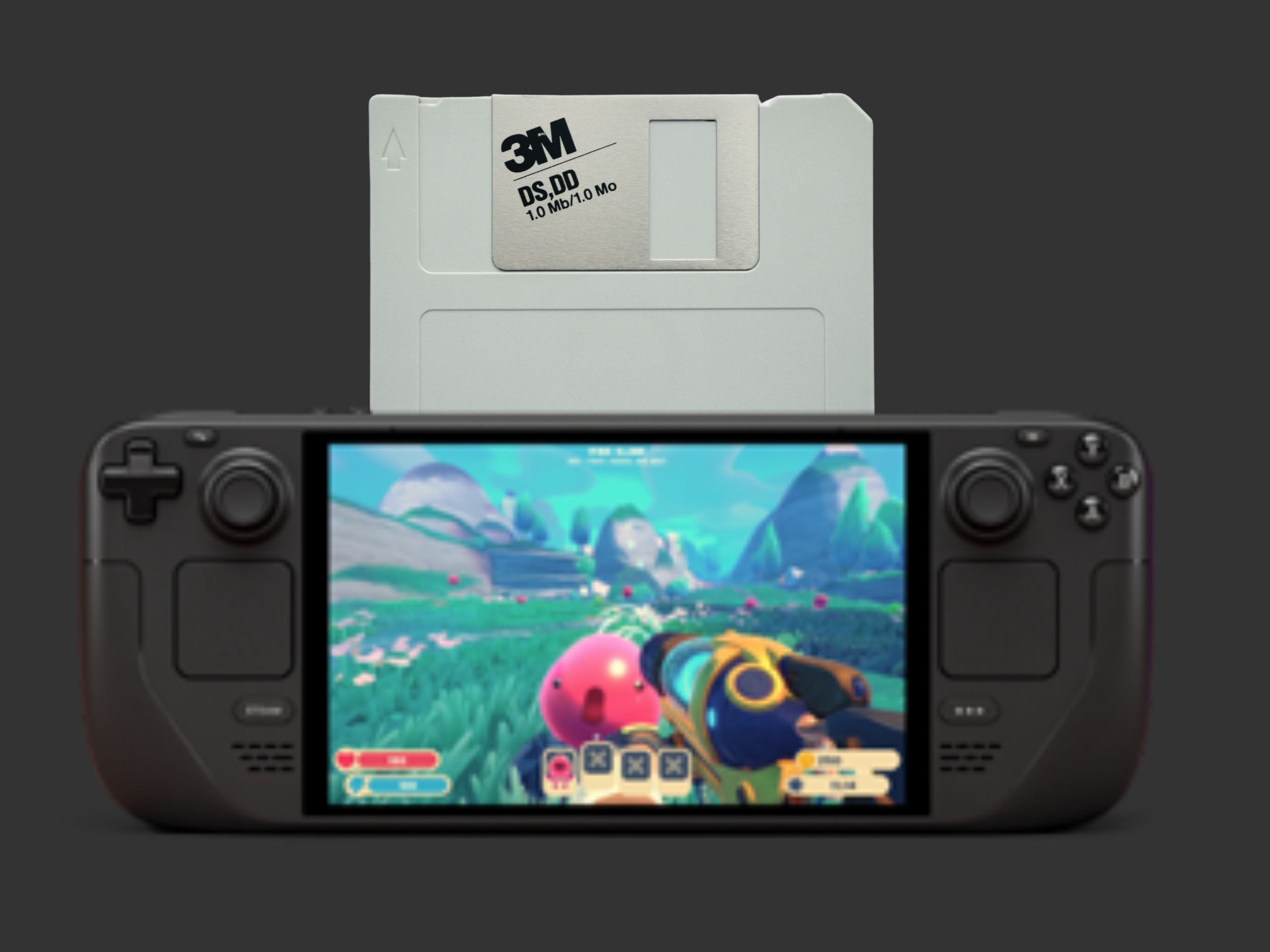 Games going digital-only? Steam Deck user launches them with floppy disks