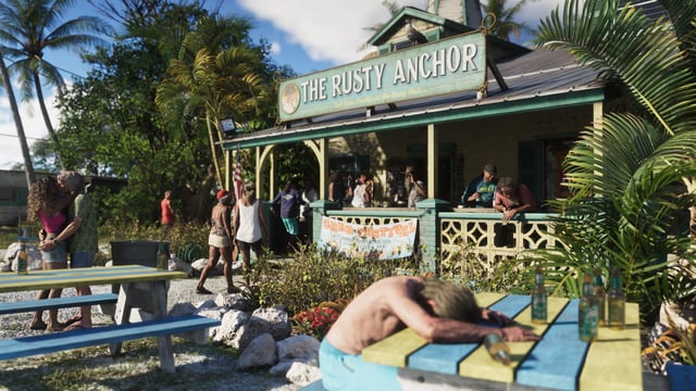 A screenshot of The Rusty Anchor bar from GTA 6.