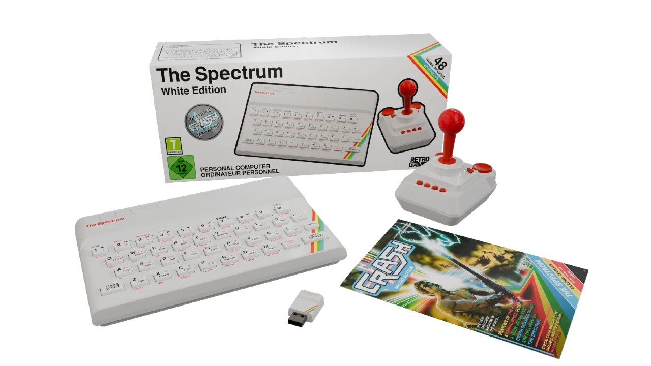 Plaion begins selling a white version of the ZX Spectrum alongside