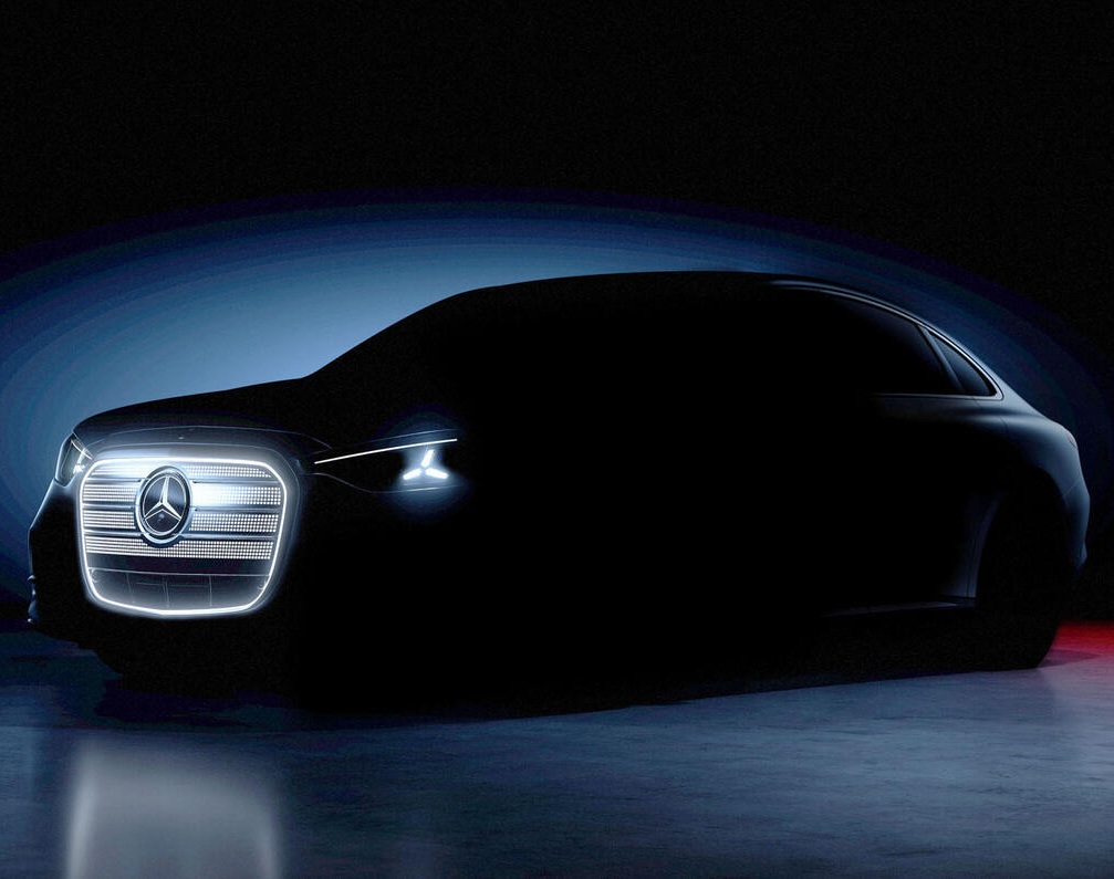 The electric Mercedes C-Class EV teaser photo (Image source: Mercedes-Benz)