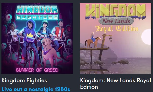 The first tier contains these 2 games (Image source: Humble Bundle)