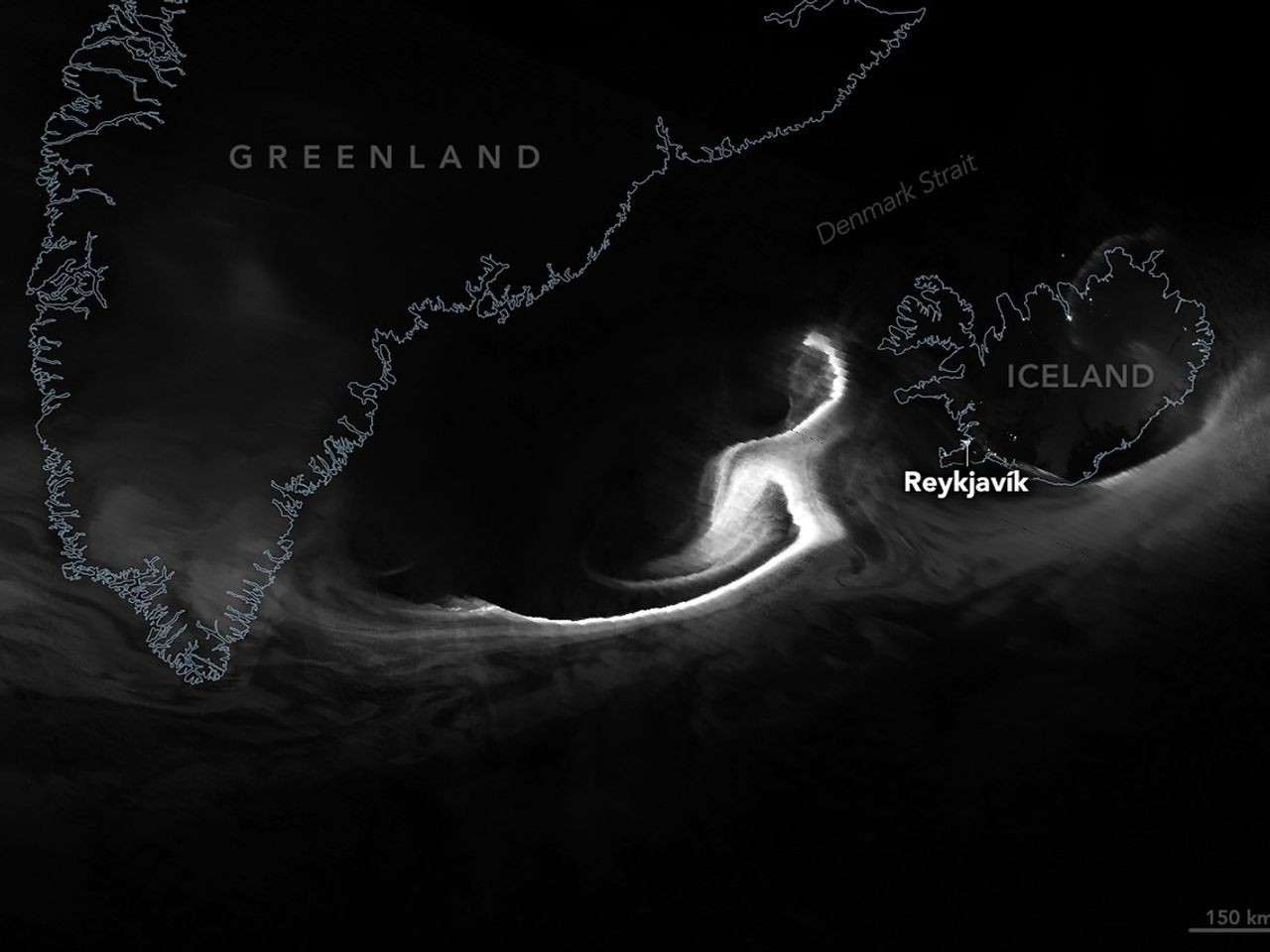 Scientists detect northern glow spanning Iceland and Canada