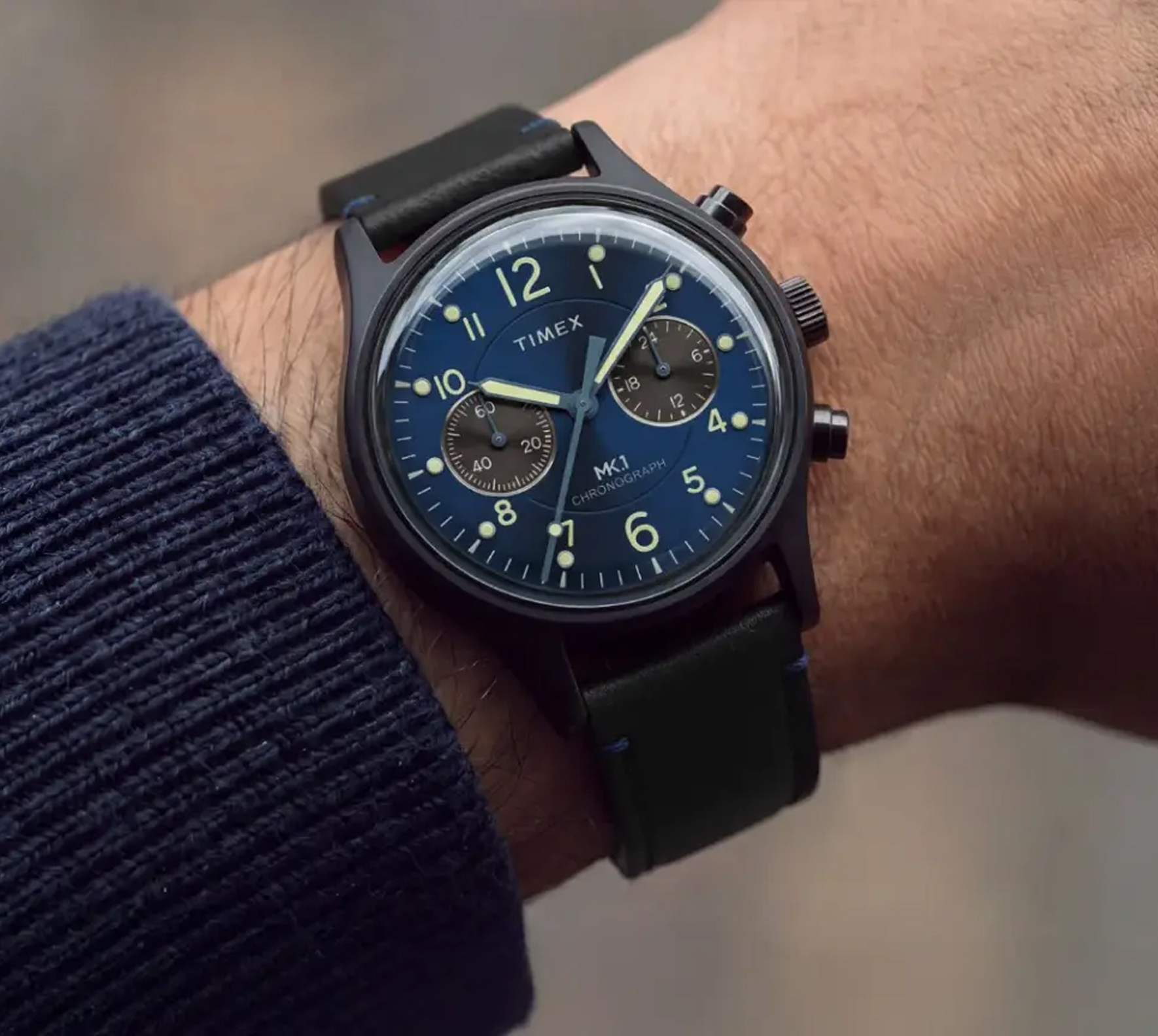 Timex launches two MK1 Chronograph watches with sunray dials
