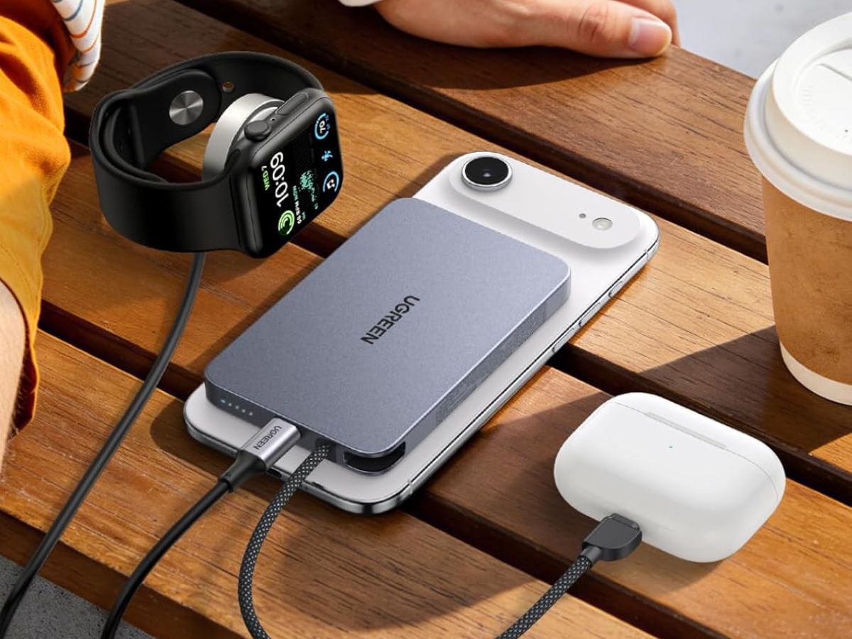 Ugreen releases new slim power bank with integrated cable