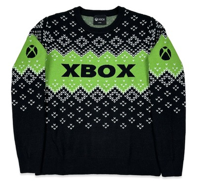 The Xbox Holiday Sweater is the cheapest of the three sweaters. (Image source: Microsoft)