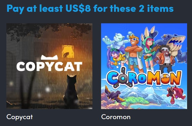 You will get these 2 games with a payment of $8 (Image source: Humble Bundle)