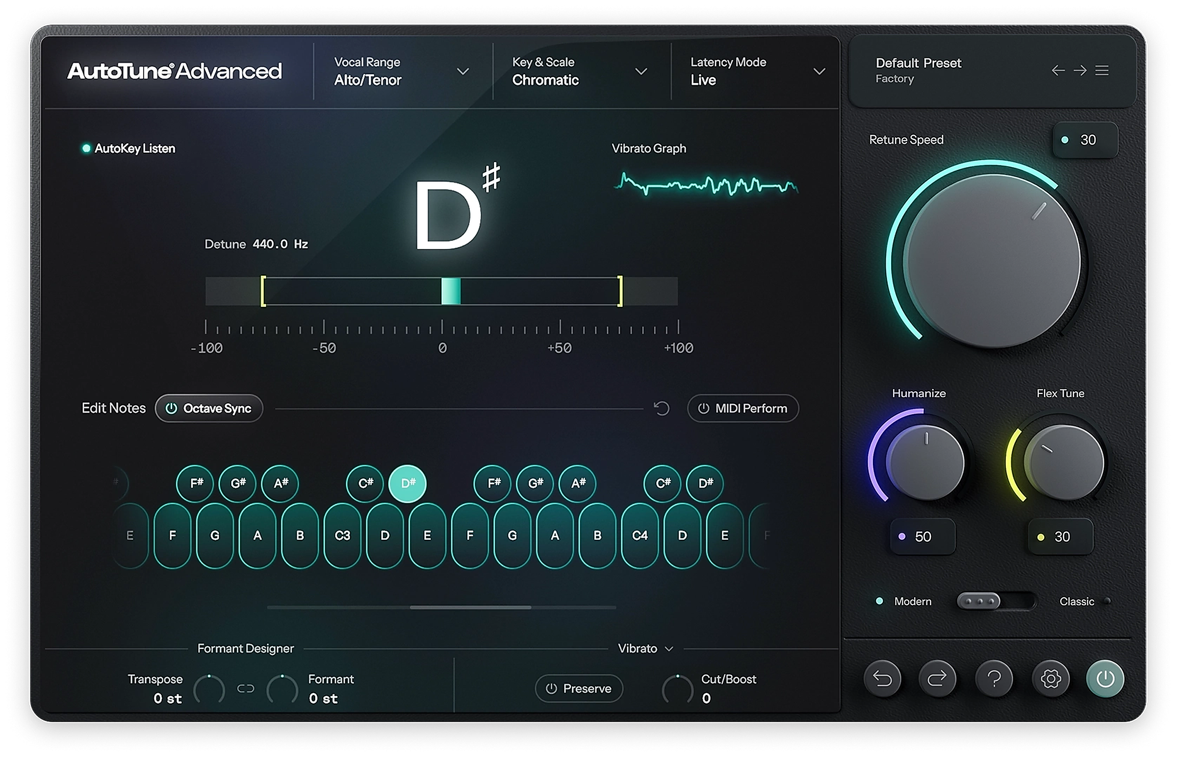 AutoTune Advanced wants to fix bad notes without ironing the life out of a vocal