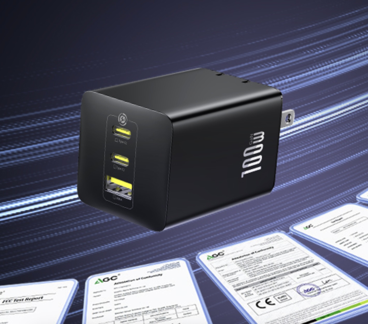 Baseus 100-watt USB-C GaN fast charger drops to record-low price on Amazon
