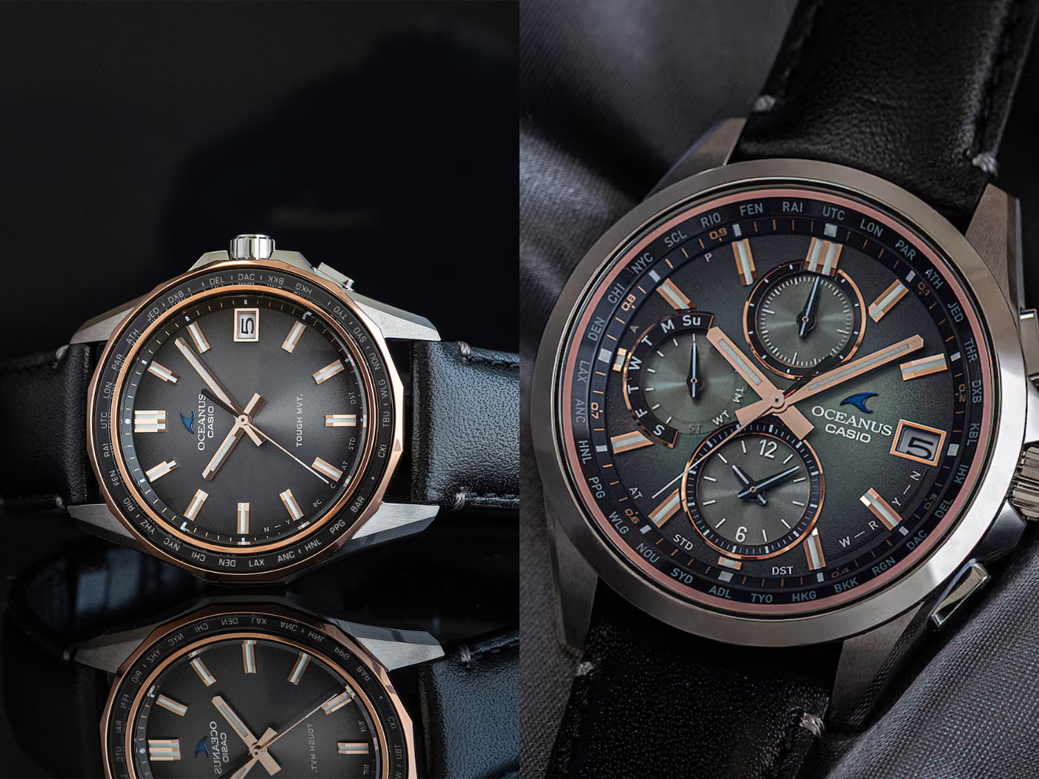 New Casio Oceanus titanium series launches with 2 premium limited-edition watches