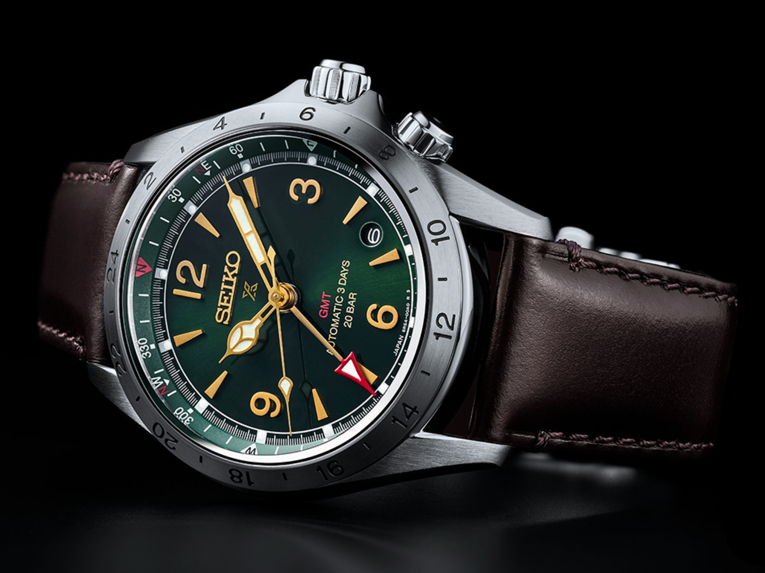 Seiko's iconic green Alpinist GMT finally gets an international release as the Prospex HBC007