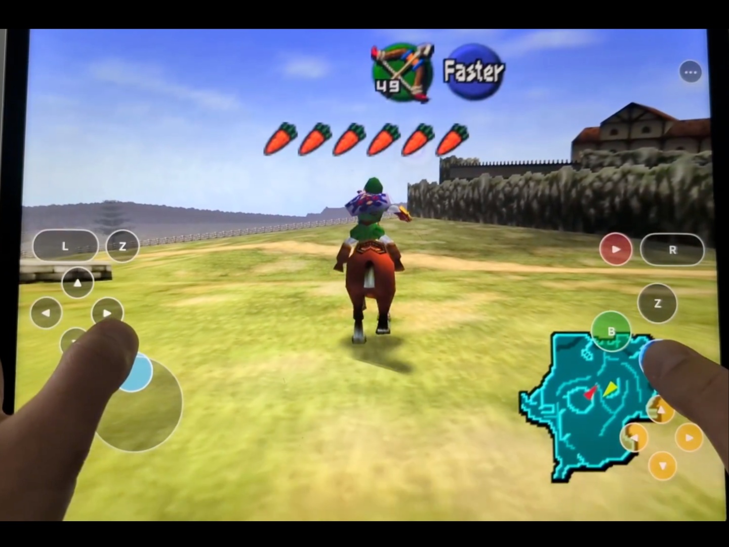 Ahead of remake, Ocarina of Time ported to iPad/ iPhone using AI, running at native resolution, 60 FPS