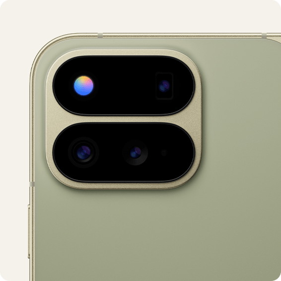Pixel 11 Pro Fold with Pixel Glow lighting.