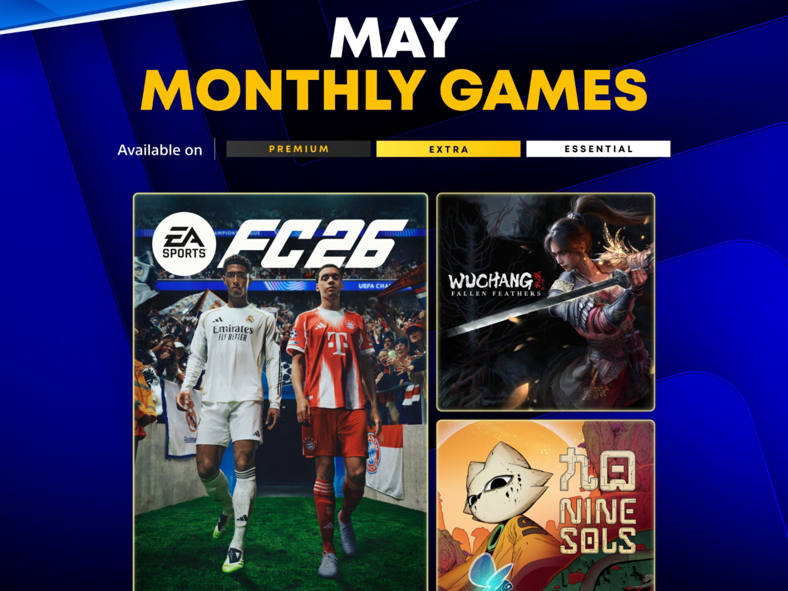 PlayStation Plus May 2026 officially announced with 3 new games coming to PS Plus