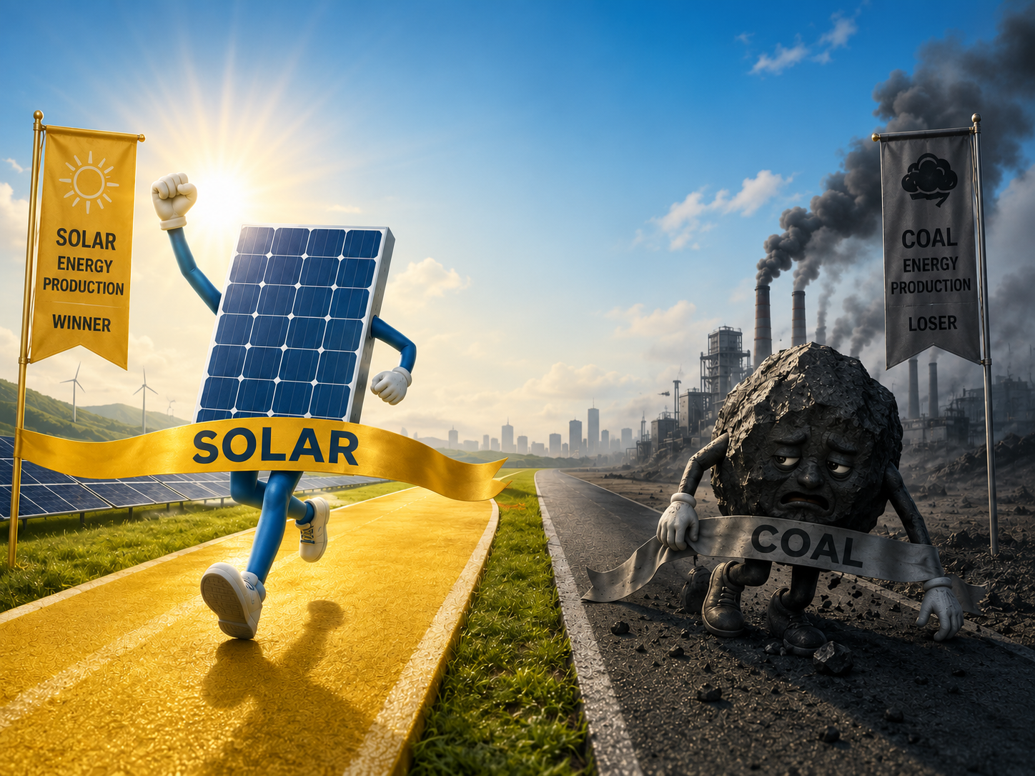 Solar overtakes coal in the US for the first time
