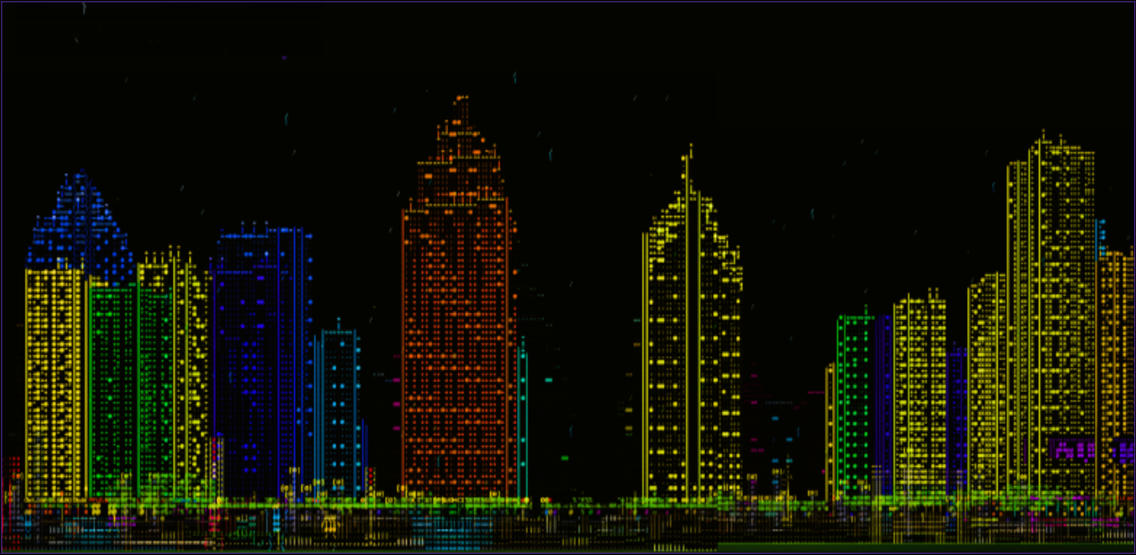 Solo dev builds ASCII Cyberpunk city in one HTML file