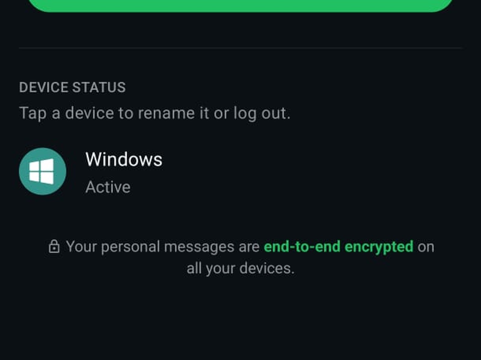 WhatsApp: the encryption protects a stranger's device too