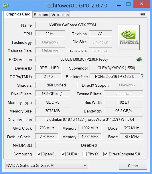 Geforce gtx 765m driver update