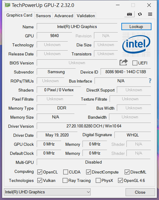 Intel Graphics G7 (Lakefield GT2 64 EU) GPU - Benchmarks and Specs - NotebookCheck.net Tech