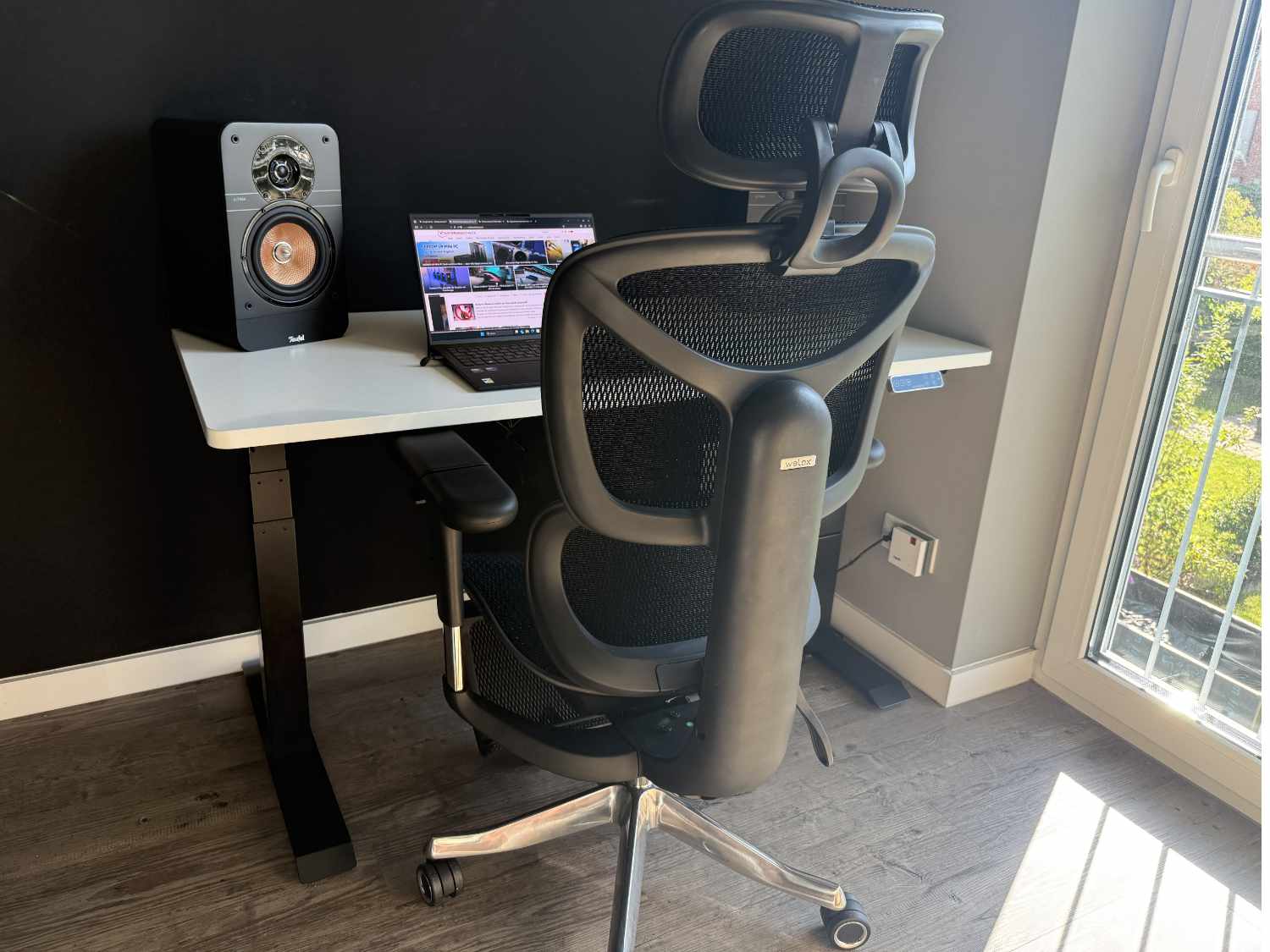 Ergonomic office chair with lumbar support and footrest: Welax S9 Pro hands-on review