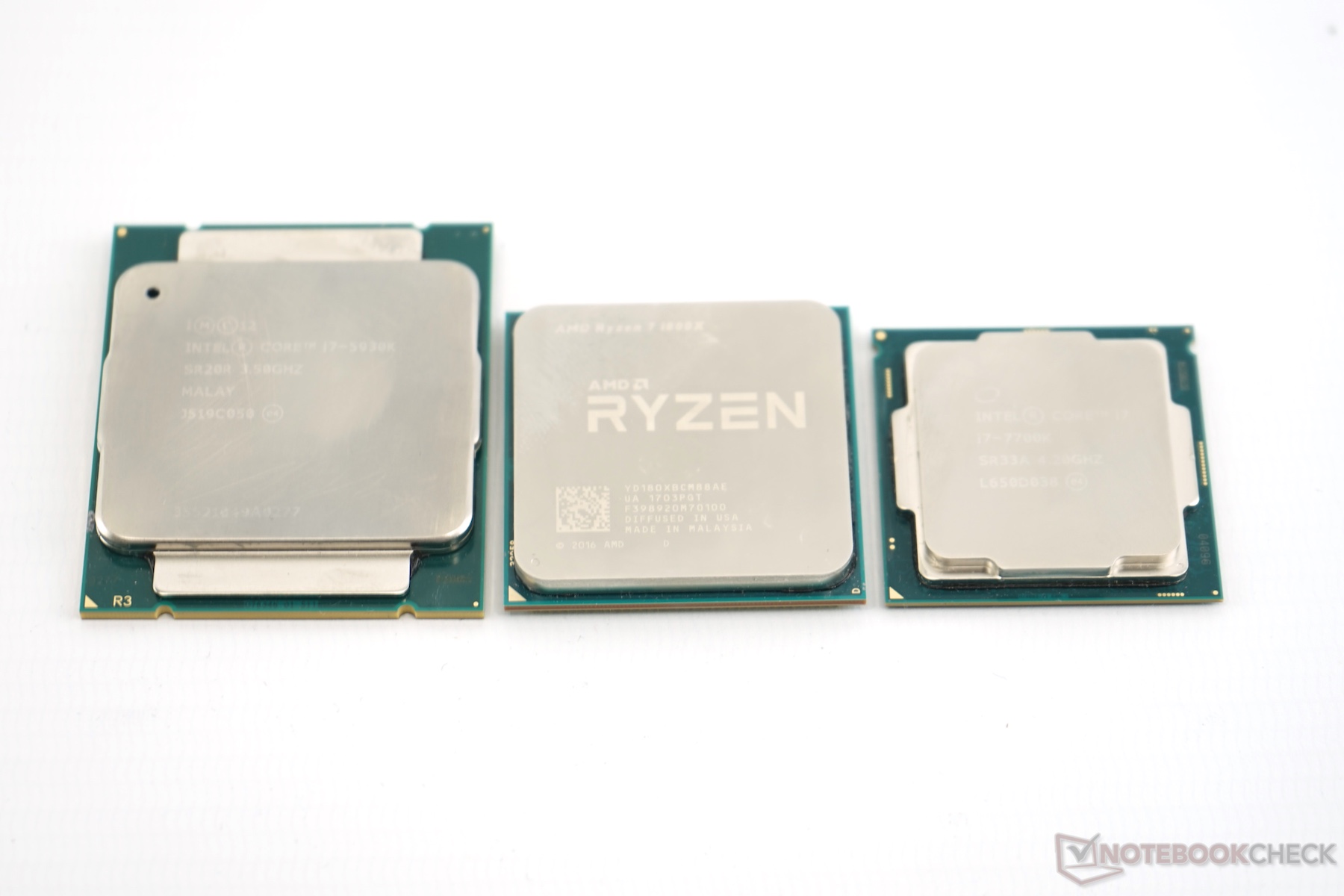 AMD Ryzen 7 1700, 1700X & 1800X Review - NotebookCheck.net Reviews